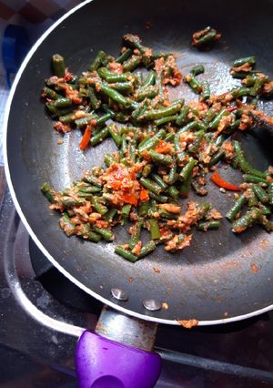 Foto resep Kacang panjang sambal kacang /pecel