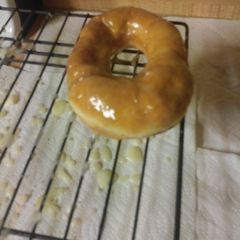 A picture of Copycat Krispy Kreme Glazed Doughnuts.
