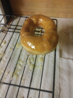 A picture of Copycat Krispy Kreme Glazed Doughnuts.