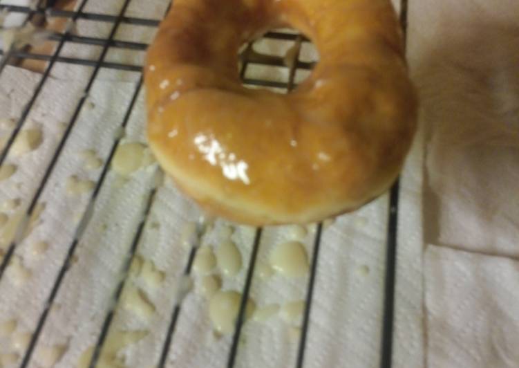 Easiest Way to Make Any-night-of-the-week Copycat Krispy Kreme Glazed Doughnuts