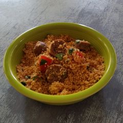 A picture of Sicilian Cous Cous Salad.