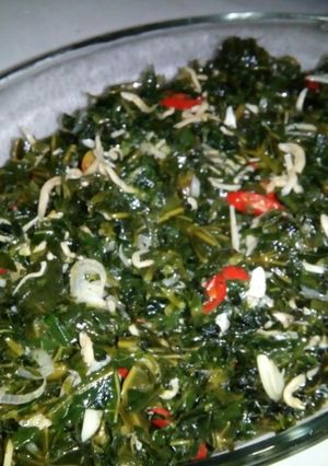 Foto resep Tumis daun singkong