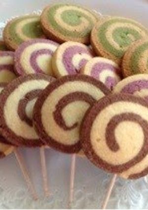 A picture of Easy and Pretty Lollypop Cookies.