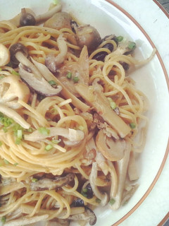 A picture of Mushroom & Soy Sauce Pasta.