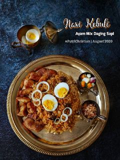 Foto resep Nasi Kebuli Ayam mix Daging sapi