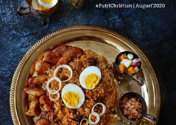 Resep Nasi Kebuli Ayam mix Daging sapi Anti Gagal