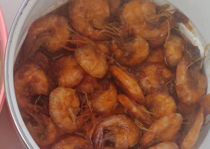 Udang sambal terasi uleg finna