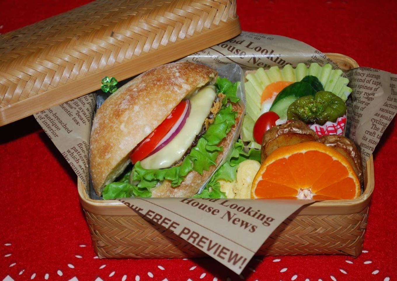 Sasebo Burger Bento Box