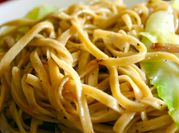 A picture of instant soba noodle