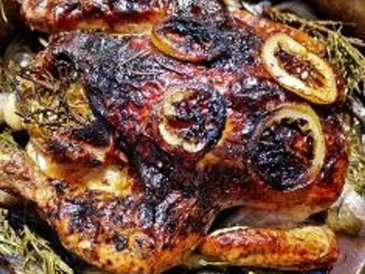 Simple Way Make Recipe Roasted Lemon,Honey and Rosemary chicken that is Awesome, Tasty}