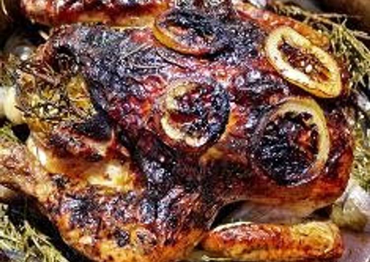 Recipe of Homemade Roasted Lemon,Honey and Rosemary chicken