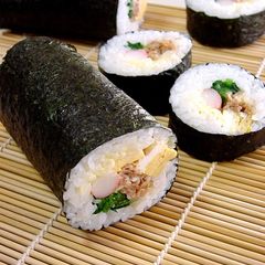 A picture of Teriyaki Pork Sushi Rolls.