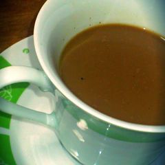 A picture of mochaccino with jamaica rum.