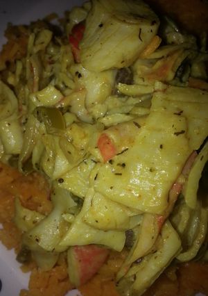A picture of Creamy Garlic & Herb Crab.