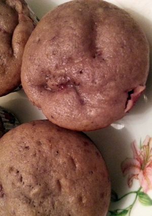 A picture of Strawberry Muffins.