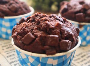 Foto resep Choco Banana Muffin - Muffin Coklat Pisang