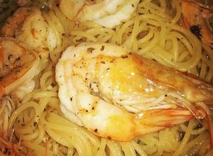 Una foto de Espaguettis a la marinera