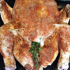 A picture of Rotisserie Chicken.