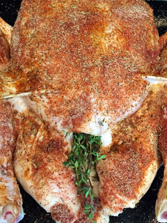 A picture of Rotisserie Chicken.