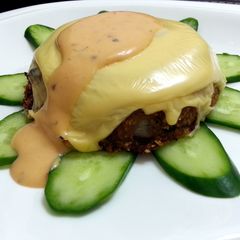 A picture of Cheesy Mini Meatloaf.