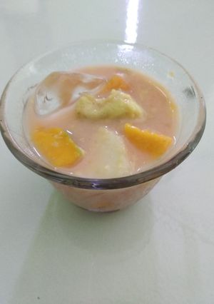 Foto resep Es buah simple