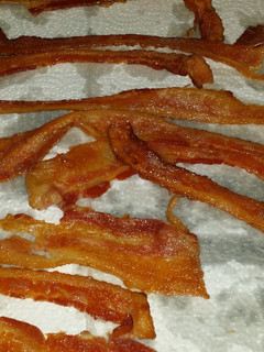 A picture of Baked bacon.