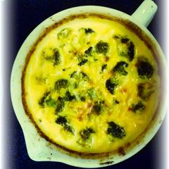 Momma's cheesy broccoli potato bake A picture of Momma's cheesy broccoli potato bake.