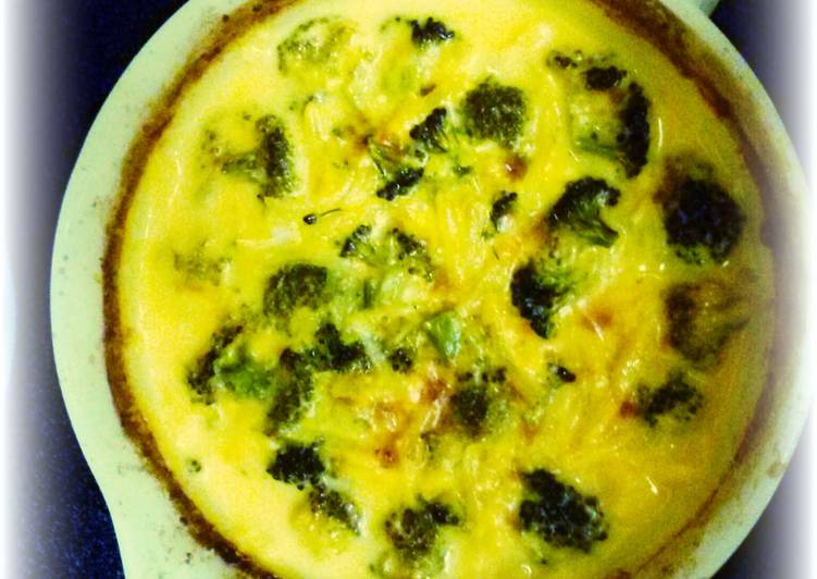 Recipe of Delicious Momma's cheesy broccoli potato bake