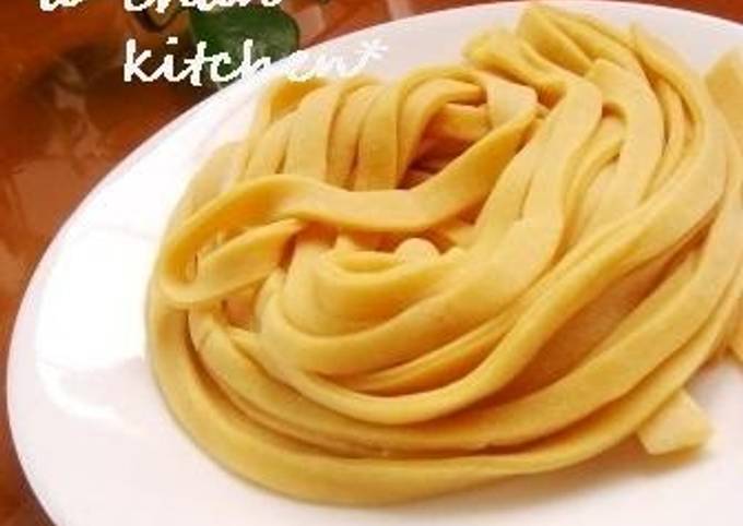 Recipe of Super Quick Homemade Homemade Fresh Pasta (Fettucine)