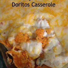 A picture of Cheesy Chicken Doritos Casserole.