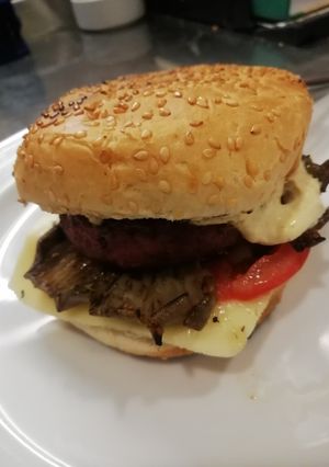 Φωτογραφία της συνταγής Σπιτικά burger ♠️💜