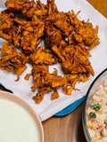 Onions n potatoes mix pakoras 😀