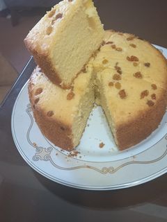 عکسی از دستور کیک کشمشی ساده شیرینی جایزه هام 😁👌