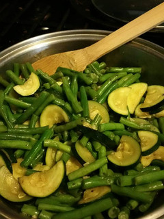 A picture of String Beans & Summer Squash.