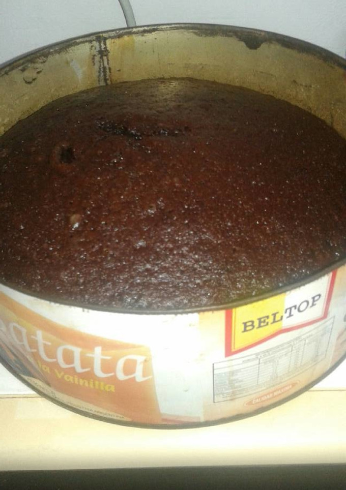 Una foto de Bizcochuelo de chocolate