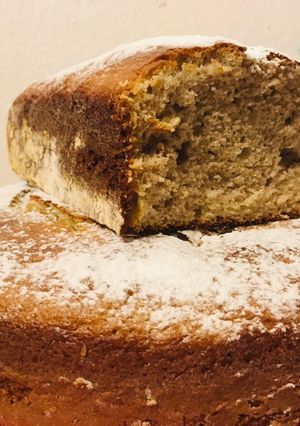 Una foto de Budín de bananas con nueces