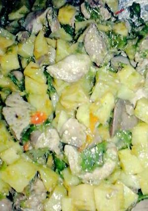 Foto resep Sambel Goreng Kentang Cabe Hijau
