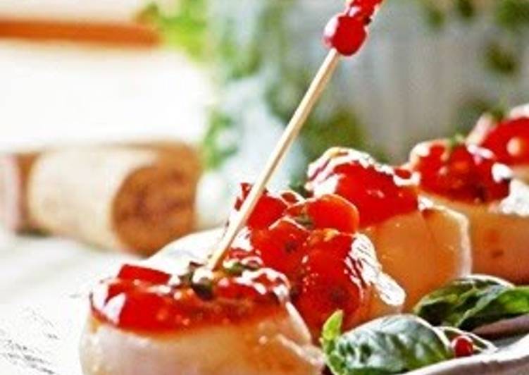 Recipe of Ultimate Garlic Tomato Scallops