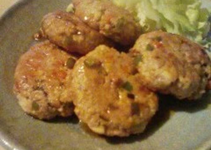 Pork Tsukune Patties with Tofu