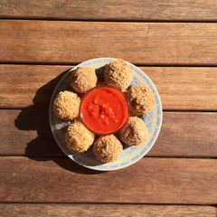 Baked Arancini A picture of Baked Arancini.