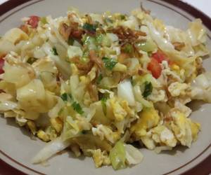 Resep Terbaik Orak arik telur kubis Paling Enak