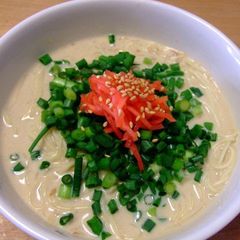 A picture of Macrobiotic Tofu Tonkotsu Ramen.
