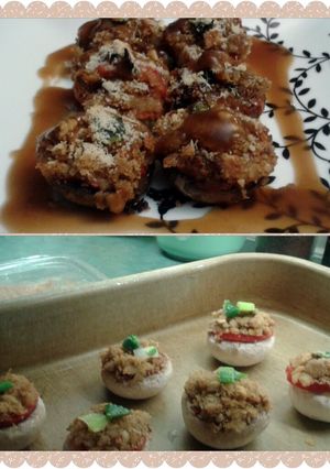 A picture of Stuffed Mushrooms.