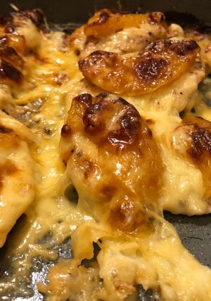 Barackos csirkemell recept fotója