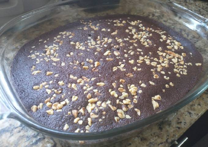 Simple Way to Prepare Quick Brownie cake