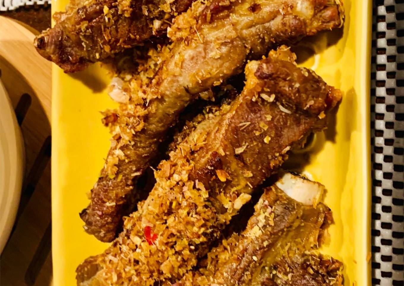 Airfried lemongrass pork rib