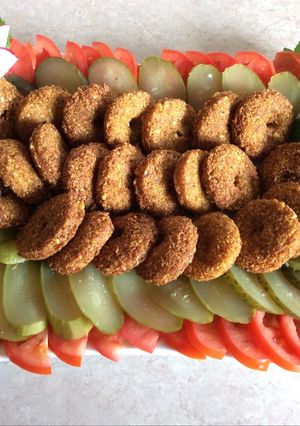 صورة لوصفة فلافل بطريقتي