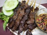 Sate Maranggi Daging Sapi (panggang teflon)