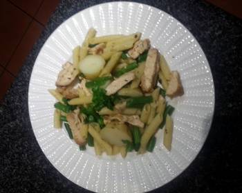 Ultimate Making Recipe Chicken  Green Bean Pasta Practical Delicious