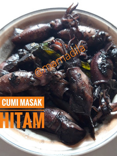 Foto resep Cumi Masak Hitam